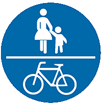 Gemeinsamer Fuß- und Radweg