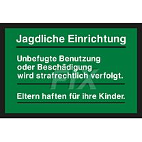 Jagdliche Einrichtung